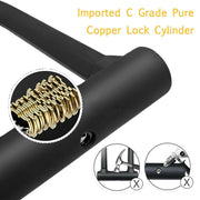 Bike D/U Lock Heavy Duty Bicycle Motorbike Motorcycle Scooter Vehicle Security - InStock