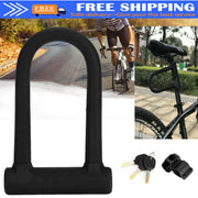 Bike D/U Lock Heavy Duty Bicycle Motorbike Motorcycle Scooter Vehicle Security - InStock