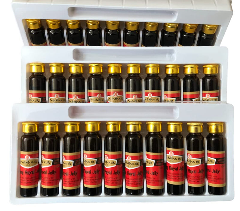 Bill Natural Sources Ginseng Royal Jelly 10ml x 30 Vials – Premium Ginseng + Royal Jelly