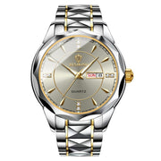 BINBONG B5552 Luminous Multifunctional Business Calendar Quartz Watch - InStock