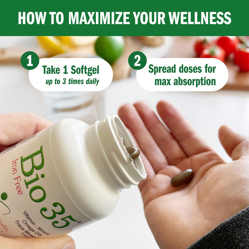 Bio-35 300ct Iron Gluten & Soy-Free – Vitamin-Mineral Formula