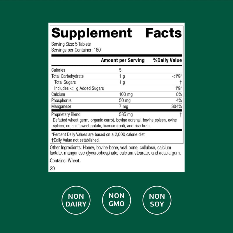 Bio-Dent Skeletal Health Dietary Supplement – 800 Tablets | Standard Process