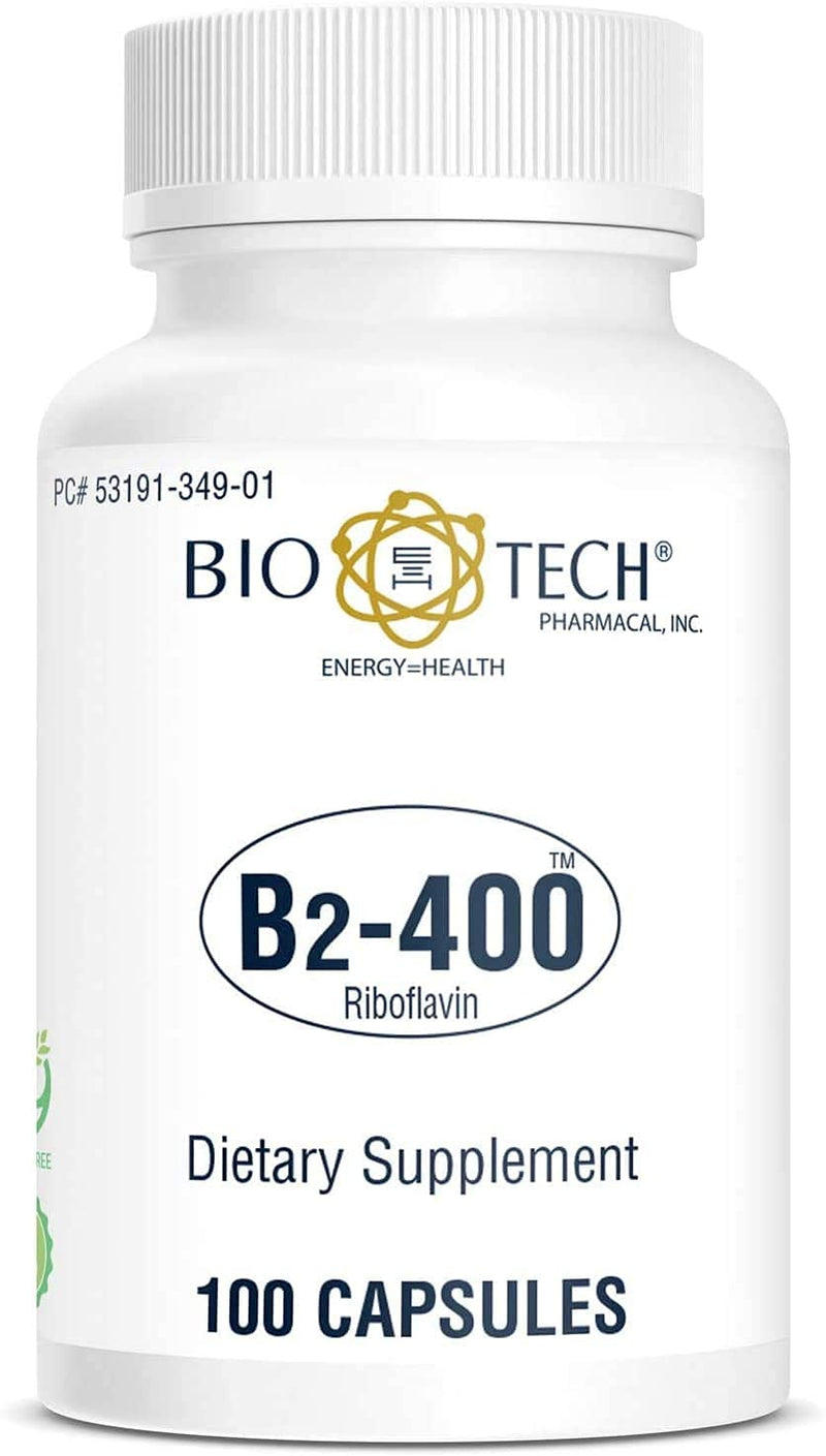 Bio-Tech Pharmacal B2-400, 100 Capsules – Clarity & Productivity
