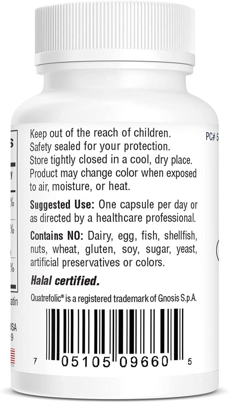 Bio-Tech Pharmacal B6-Folic Acid 100 Capsules | All-Natural Supplement | Supports Cardiovascular, Bone & Nervous System Health | No Dairy, Fish, Gluten, Peanut, Shellfish, Halal, & Soy