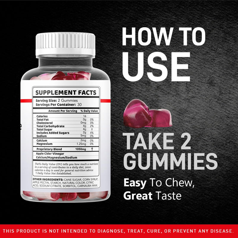 (2 Pack) Bio XL Max Gummies | Natural Energy & Wellness | 120 Gummies