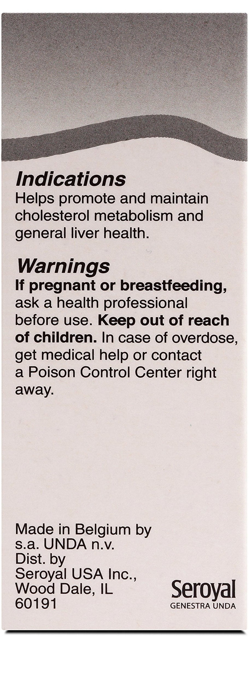 UNDA Cholesterinum Plex | Homeopathic Liver Support Remedy | 1 fl oz