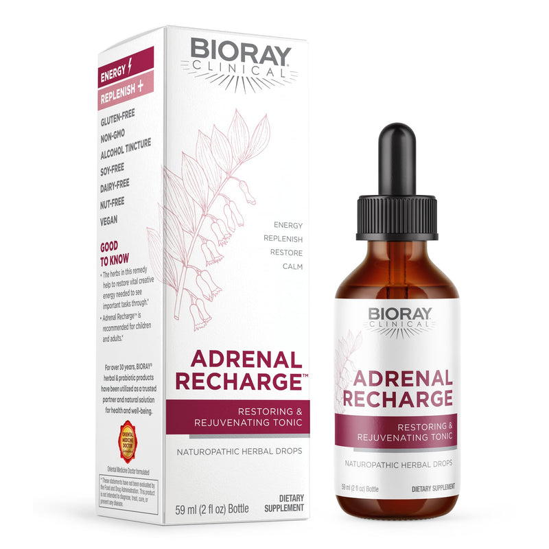 BIORAY Clinical Adrenal Recharge - 2 fl oz - Restoring & Rejuvenating Alcohol Tincture