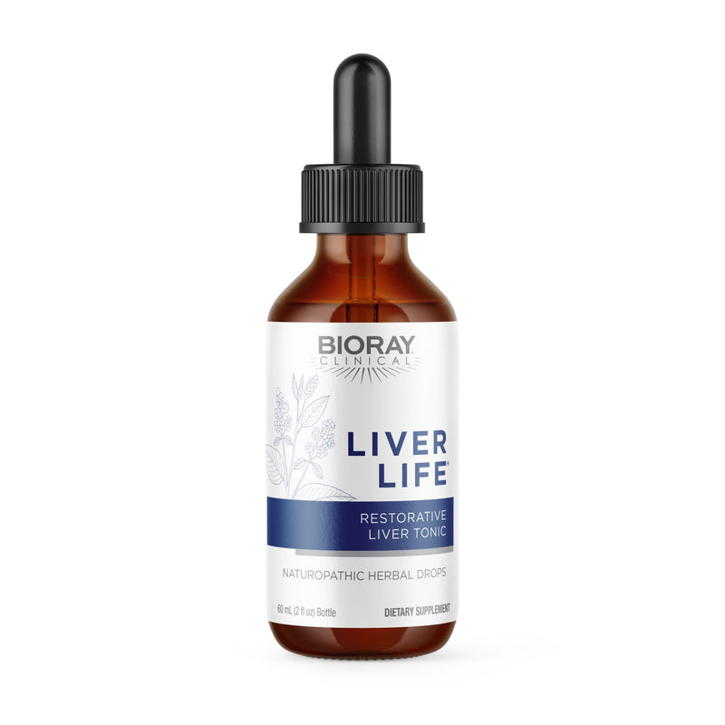 BIORAY Clinical Liver Life 2 oz | Liver Support Tincture | Non-GMO, Vegetarian, Gluten Free