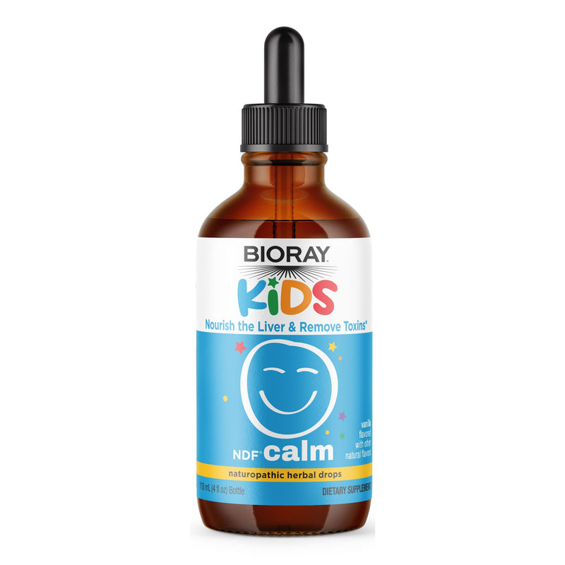 BIORAY Kids NDF Calm, Vanilla - Toxin Binding & Liver Support (4 fl oz)