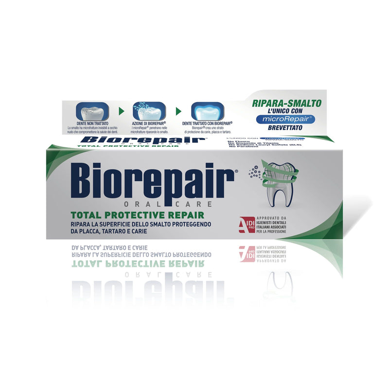 Biorepair Total Protective Repair Toothpaste with microRepair - 75ml (2.5 oz) Italian Import