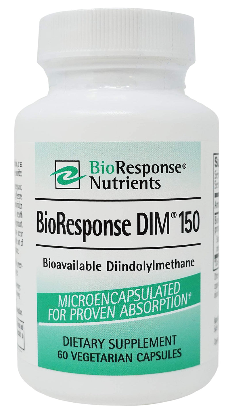 BioResponse DIM 150-150mg x 60 Capsules | Microencapsulated Diindolylmethane
