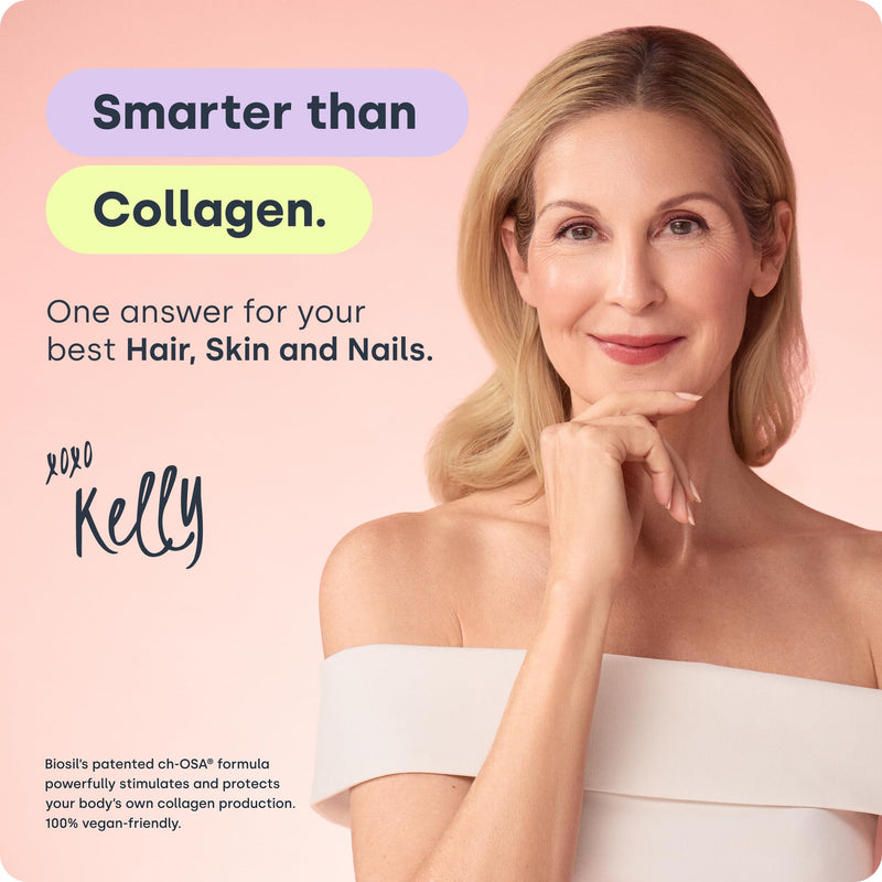 Biosil Collagen Booster Supplement – 2 x 120 Capsules with Patented ch-OSA Activator