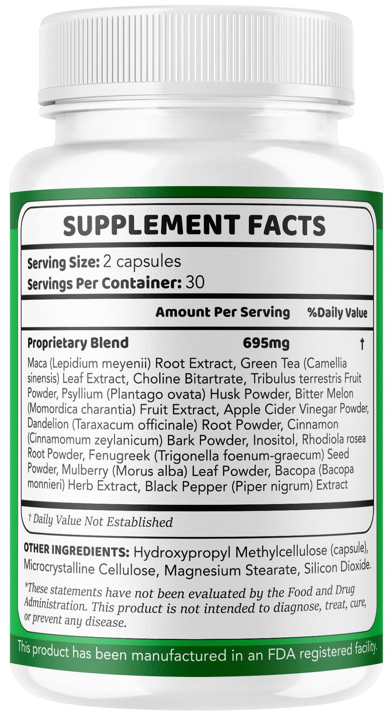 BioSlim Cleanse Capsules – Official Bio Slim Supplement | 60 Capsules