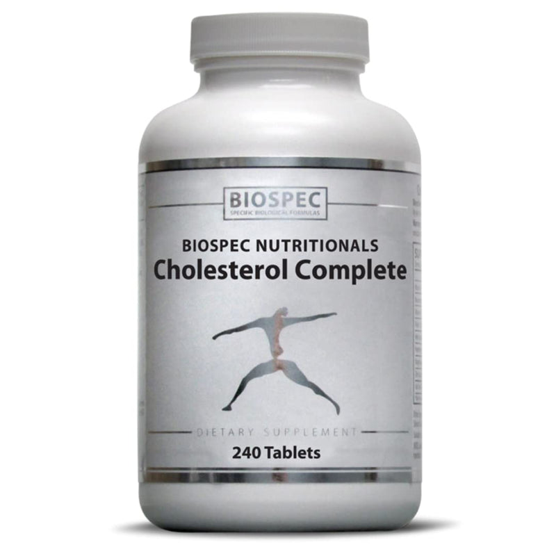 BIOSPEC NUTRITIONALS Cholesterol Complete - Natural Cholesterol & Heart Health Support (Red Yeast Rice, CO-Q-10, Hawthorn, Magnesium) 240 Tablets