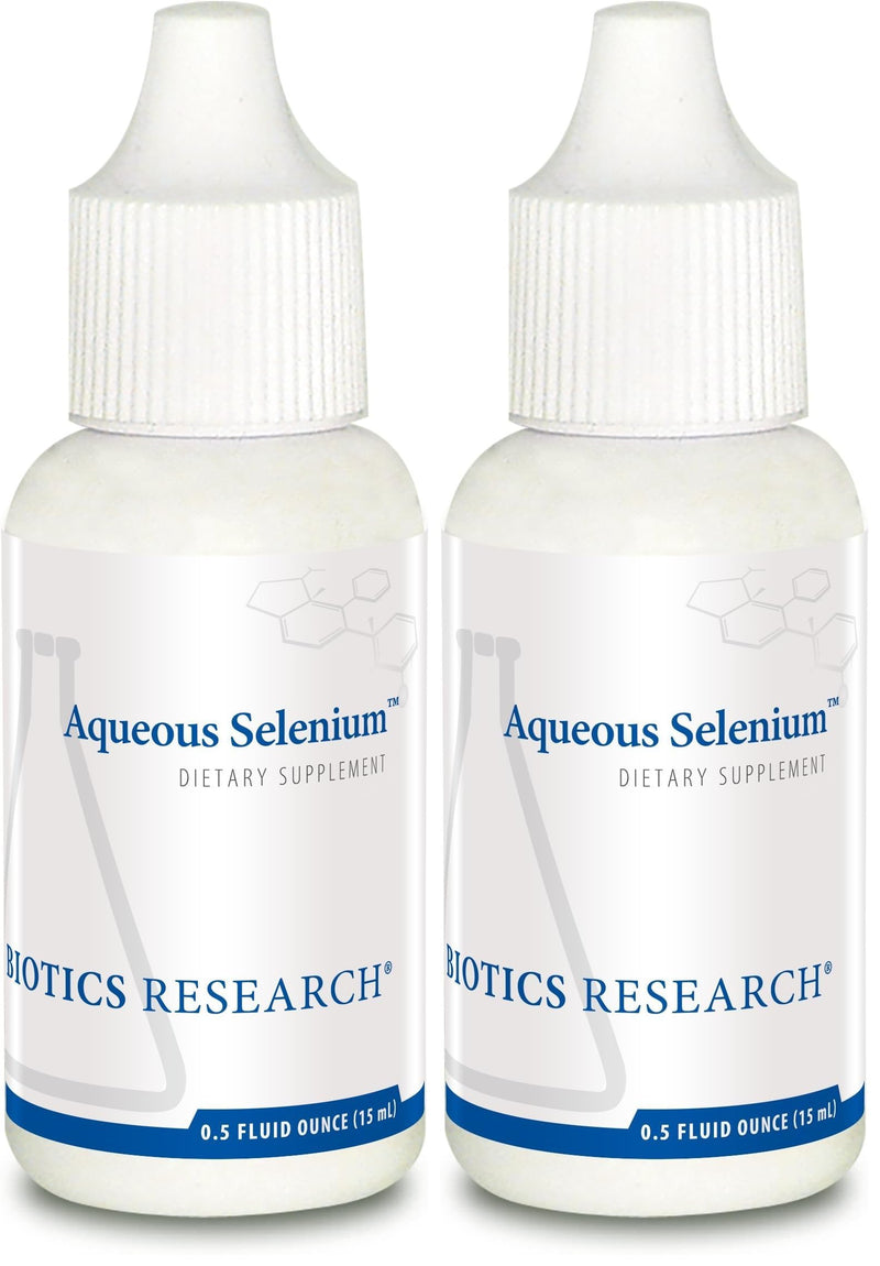 Biotics Research Aqueous Selenium Liquid Formula – 95 mcg – 0.5 fl oz Pack of 2