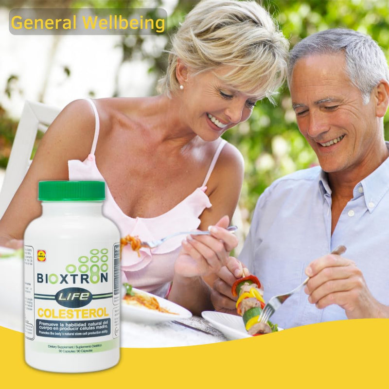Bioxtron Life Cholesterol Support — Natural AFA Stem Cell Supplement | Immune & Joint Health | 90 Caps