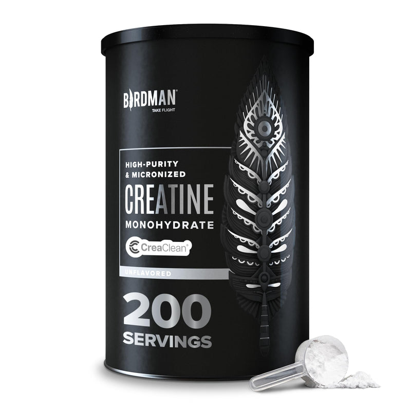 BIRDMAN Micronized Creatine Monohydrate Powder – 200 Servings (5 g Each) | Vegan, Gluten Free, Sugar Free