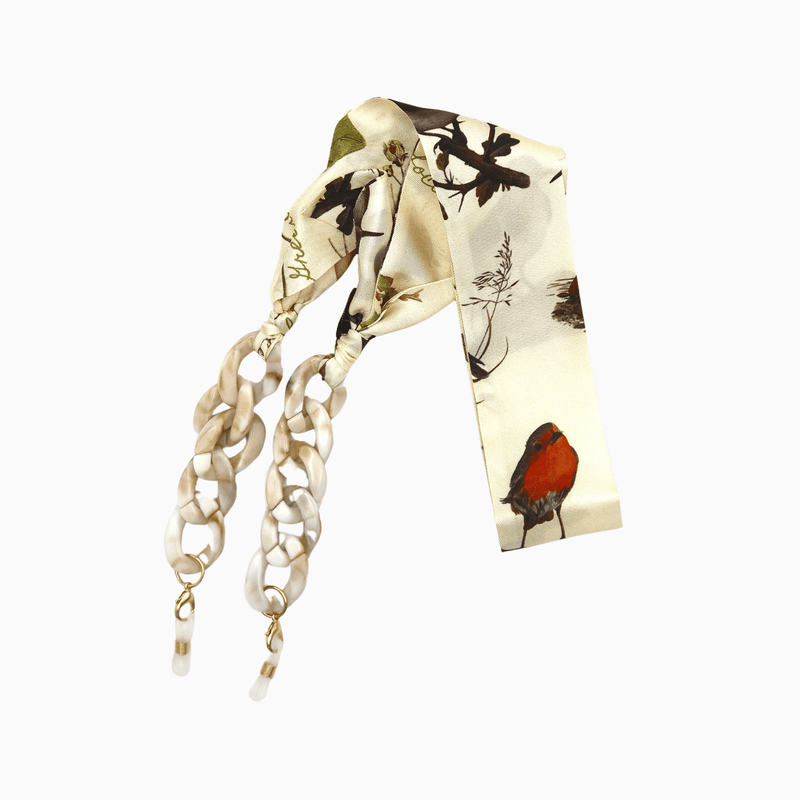 Birds of England Twill Silk Chain