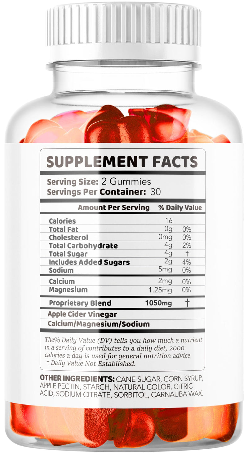 (2 Pack) Blast Keto ACV Gummies - All-Natural Apple Cider Vinegar Formula, 120 Gummies, 1050MG Vitamin Gummies