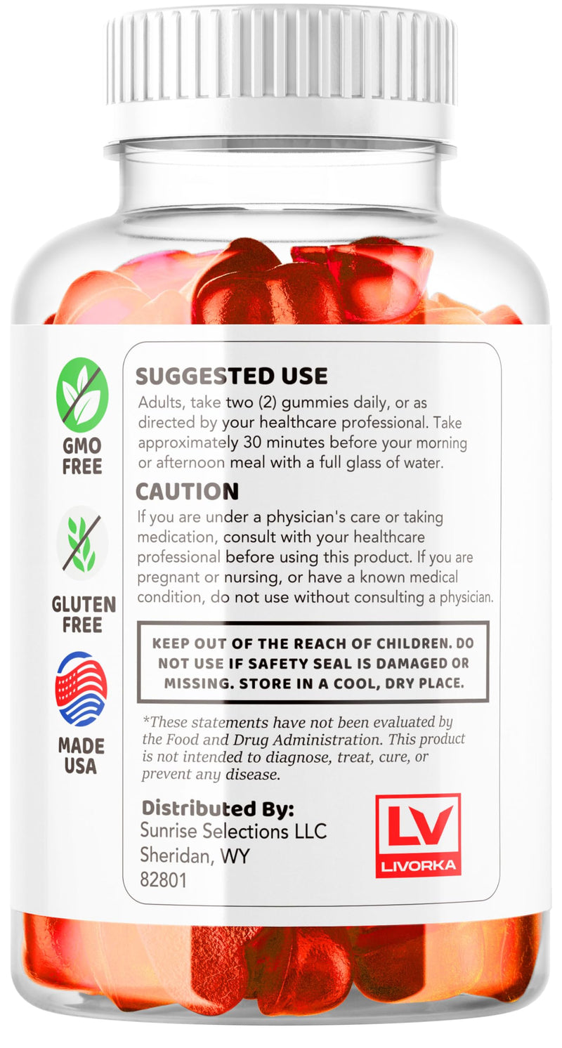 (2 Pack) Blast Keto ACV Gummies - All-Natural Apple Cider Vinegar Formula, 120 Gummies, 1050MG Vitamin Gummies