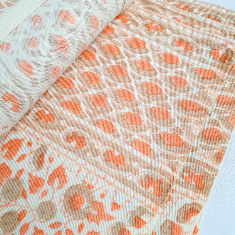 Block-printed organic cotton placemats (set of 2)