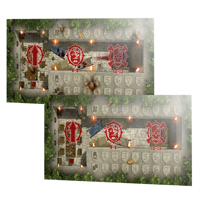 Blood Bowl: Bretonnian Team Pitch & Dugouts