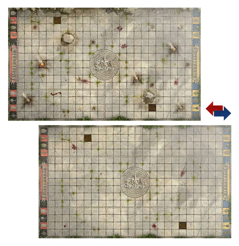 Blood Bowl: Bretonnian Team Pitch & Dugouts