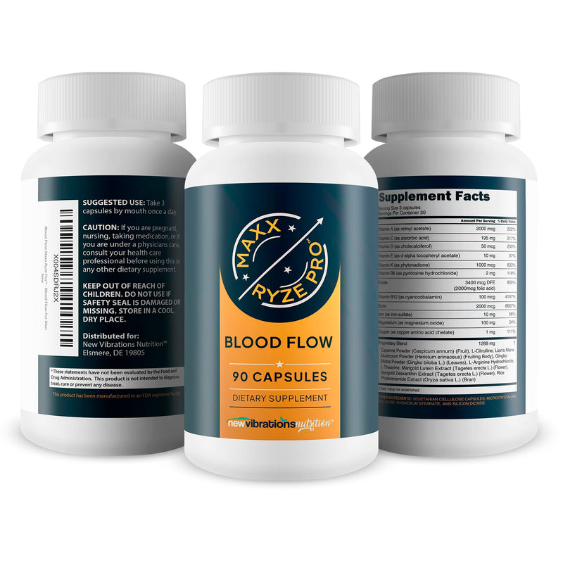 Blood Flow Maxx Ryze Pro – Best Blood Circulation Supplement for Men
