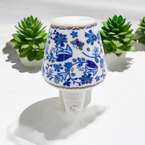 BLUE FLORAL NIGHTLIGHT - InStock