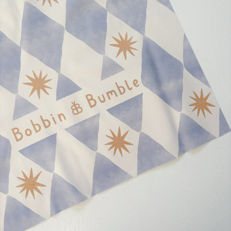 Splash mat - Blue Harlequin