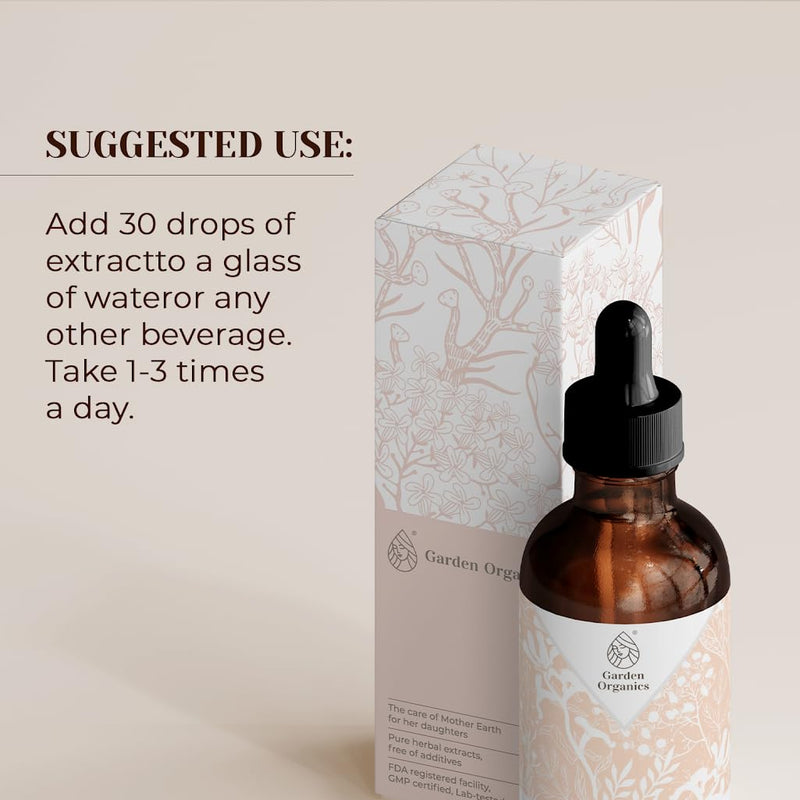 Blue Vervain USDA Organic Alcohol-Free Extract - 2 oz High-Potency Tincture | Verbena Hastata