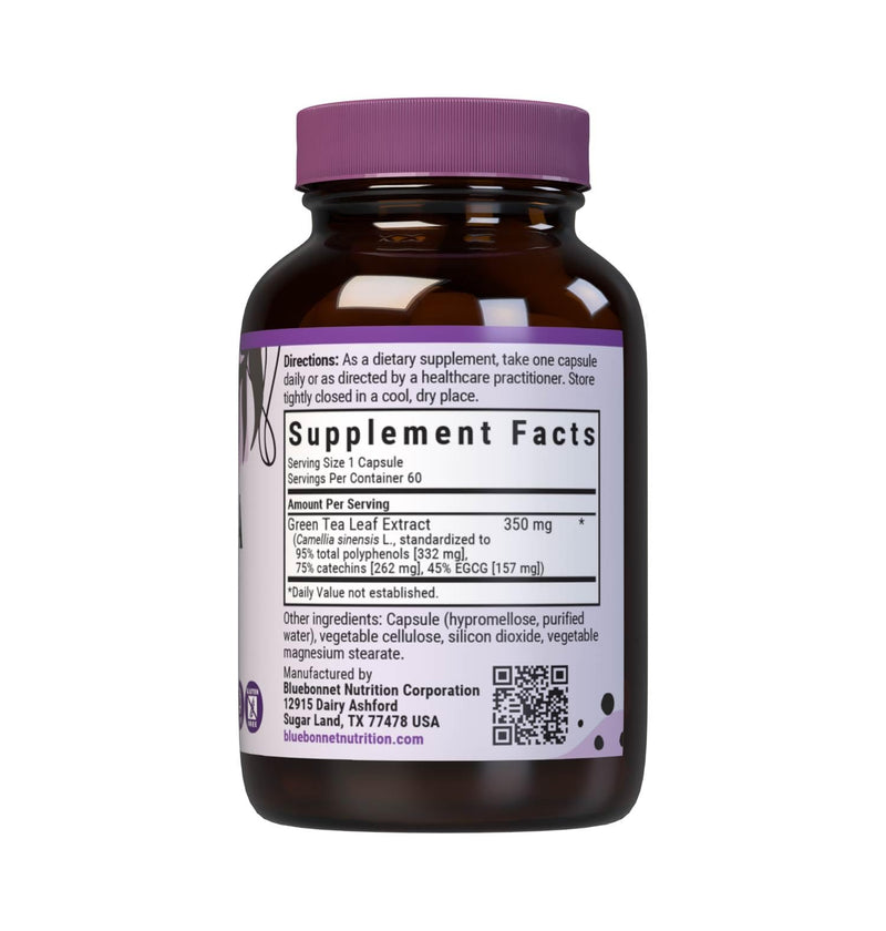 BlueBonnet EGCG Green Tea Leaf Extract Supplement - 60 Count