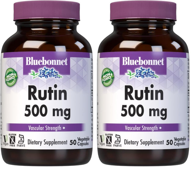 BlueBonnet Rutin 500mg - Plant-Based Antioxidant for Vascular Health