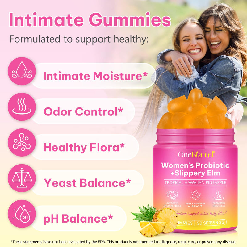 Feminine Probiotics Gummies for Vaginal Health & pH Balance
