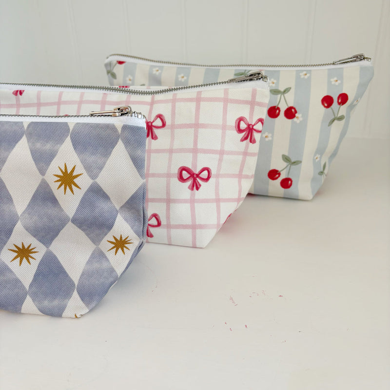 Nappy Wallet - Cherry Stripe