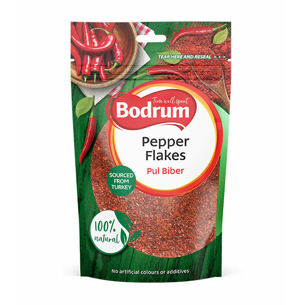 Bodrum Spice Pepper Flakes Pul Biber Pouch 100g