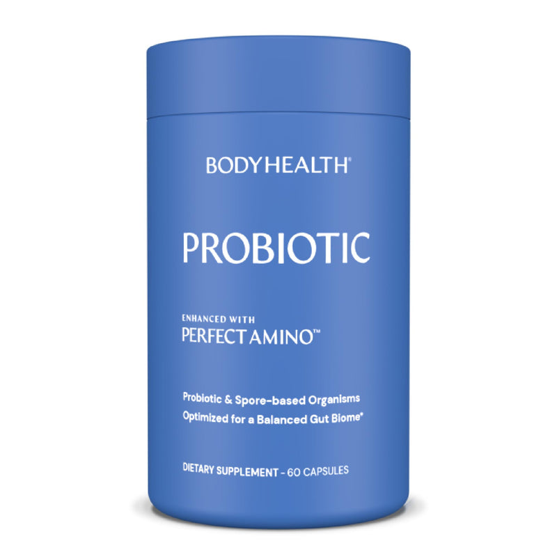 BodyHealth Probiotic with PerfectAmino – Spore-Based, 60 Capsules (Women & Men)