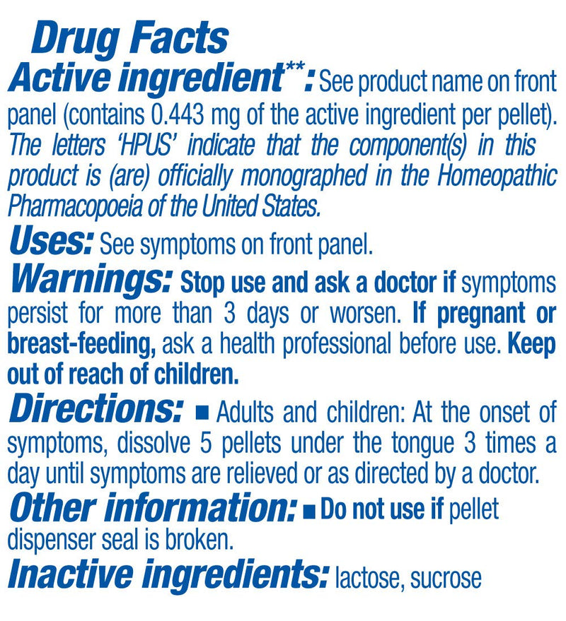 Boiron Arsenicum Album 30C Homeopathic Medicine for Food Poisoning – Pack of 3 (240 Pellets)
