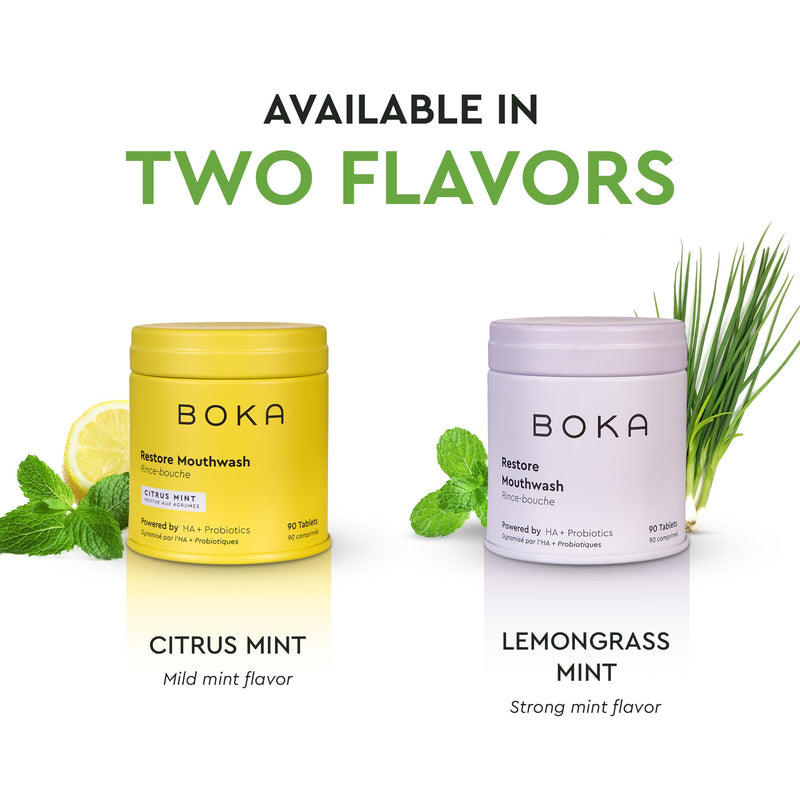 Boka Travel Size Mouthwash Tablets – Hydroxyapatite, Fluoride Free and Alcohol Free