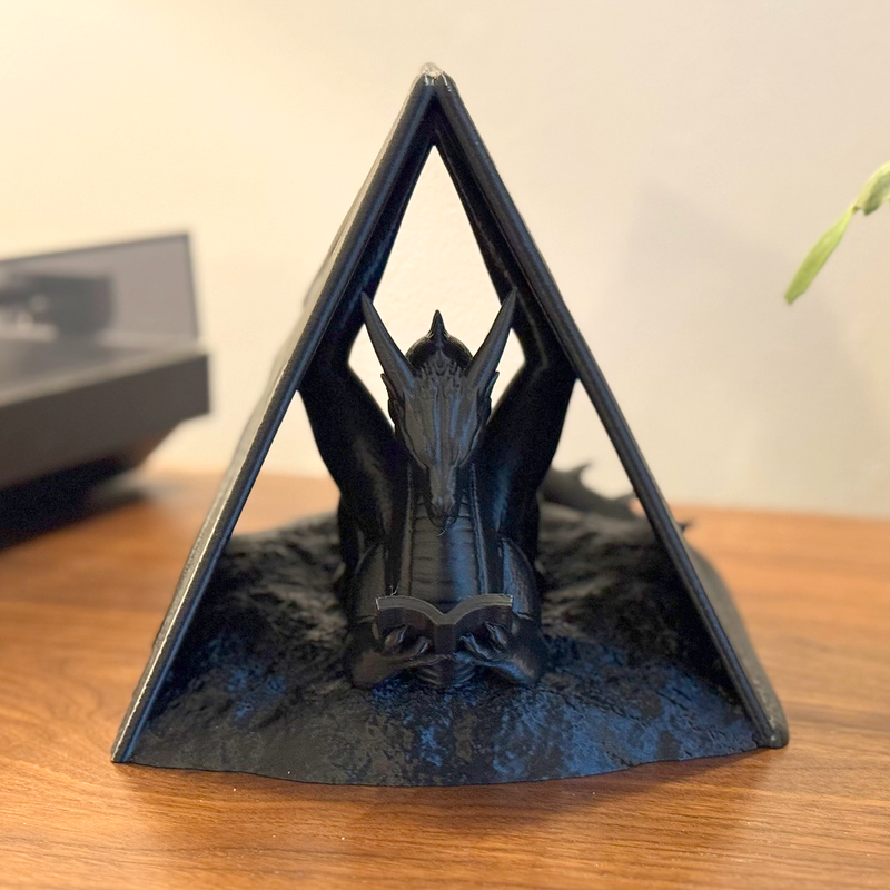 Book Wyrm Page Holder | Hand-Painted Dragon Book Holder