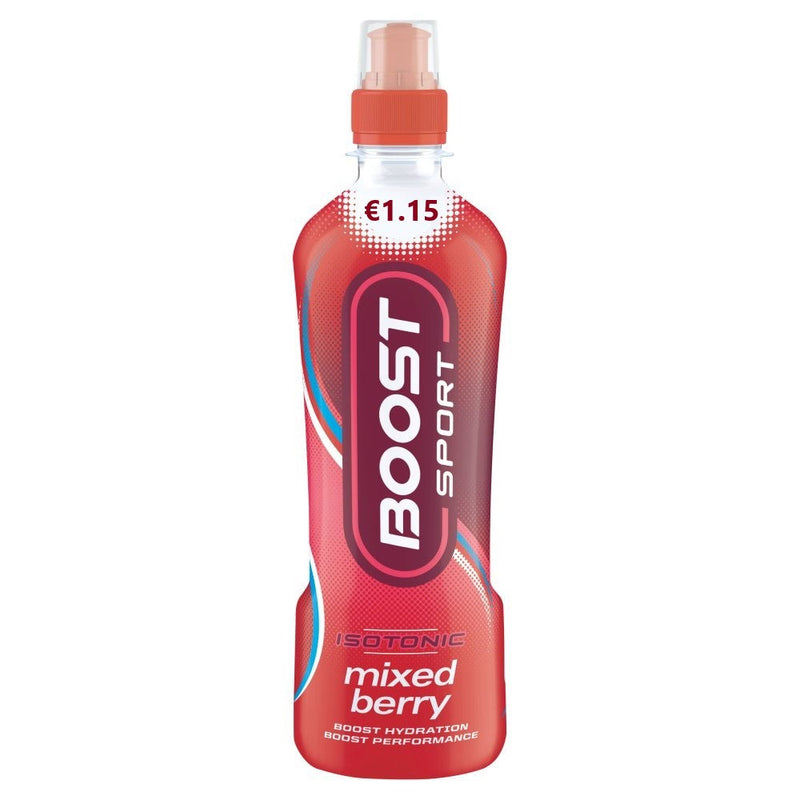 12 x Boost Sport Isotonic Mixed Berry 500Ml