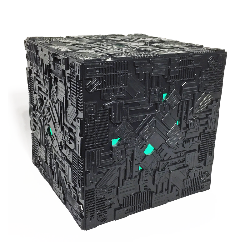 Light-Up Borg Cube XL EDITION Subscriber Special (Eaglemoss / Star Trek)