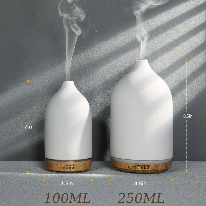 BOXING Essential Oil Diffuser - 3-in-1 Aromatherapy, 7 Night Light Colors, 100ml, Auto Shut-Off