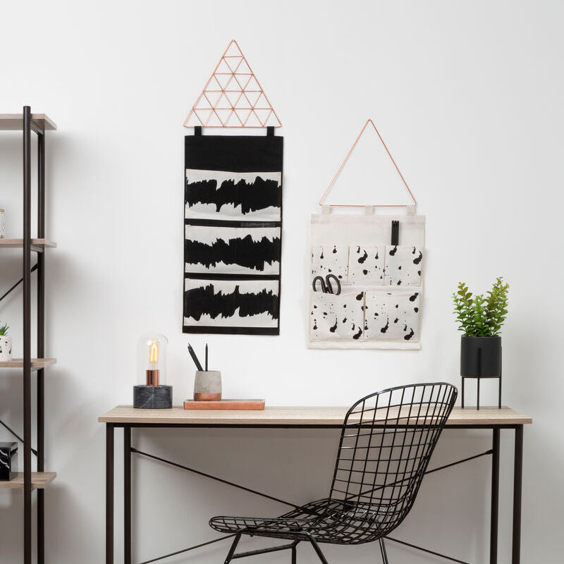 Black Wall Hanging Pocket Organiser | Verti