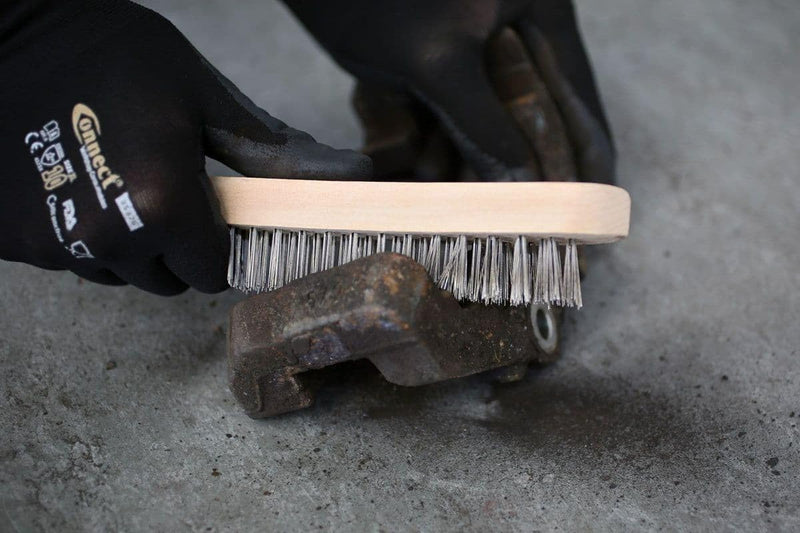 Heavy Duty Brass Wire Brush for Rust & Paint Removal
