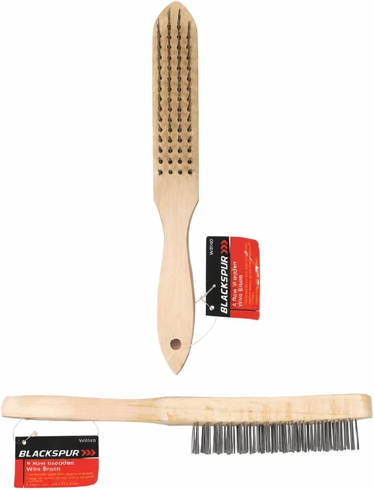 Heavy Duty Brass Wire Brush for Rust & Paint Removal