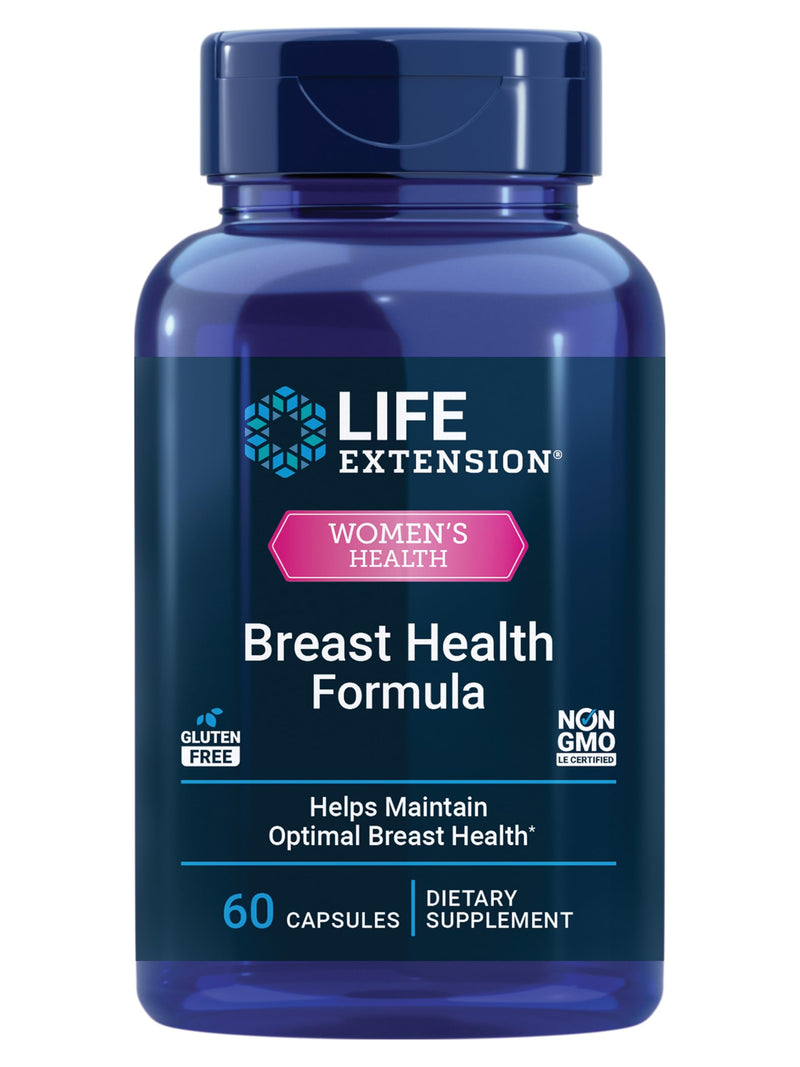 Life Extension Breast Health Formula – Hormone Balance, 60 Capsules