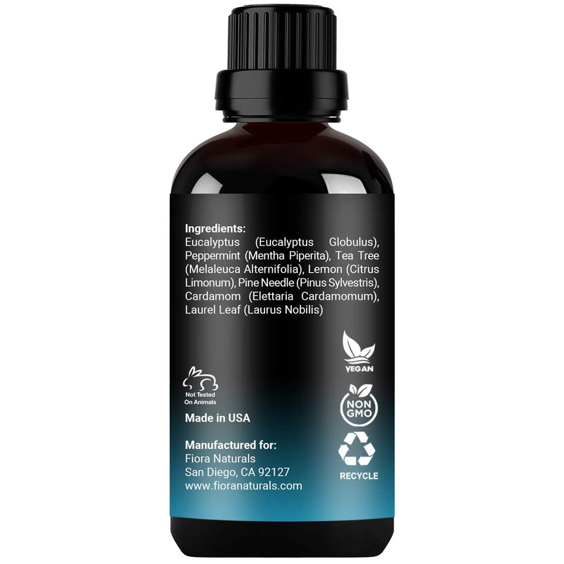 Breathe Essential Oil Blend for Diffuser – Eucalyptus, Peppermint & Tea Tree