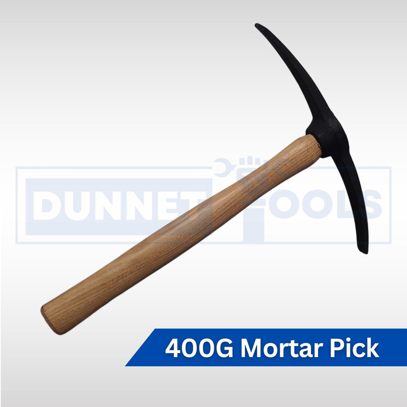 400g Mortar Pick Masonry Hammer with Carbon Steel Chisel Head