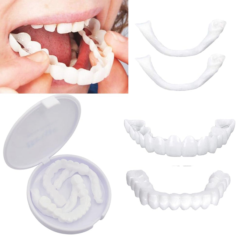 Brige Smile Teeth Denture - Temporary False Teeth to Improve Your Smile